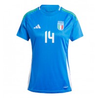 Italien Federico Chiesa #14 Heimtrikot Frauen EM 2024 Kurzarm